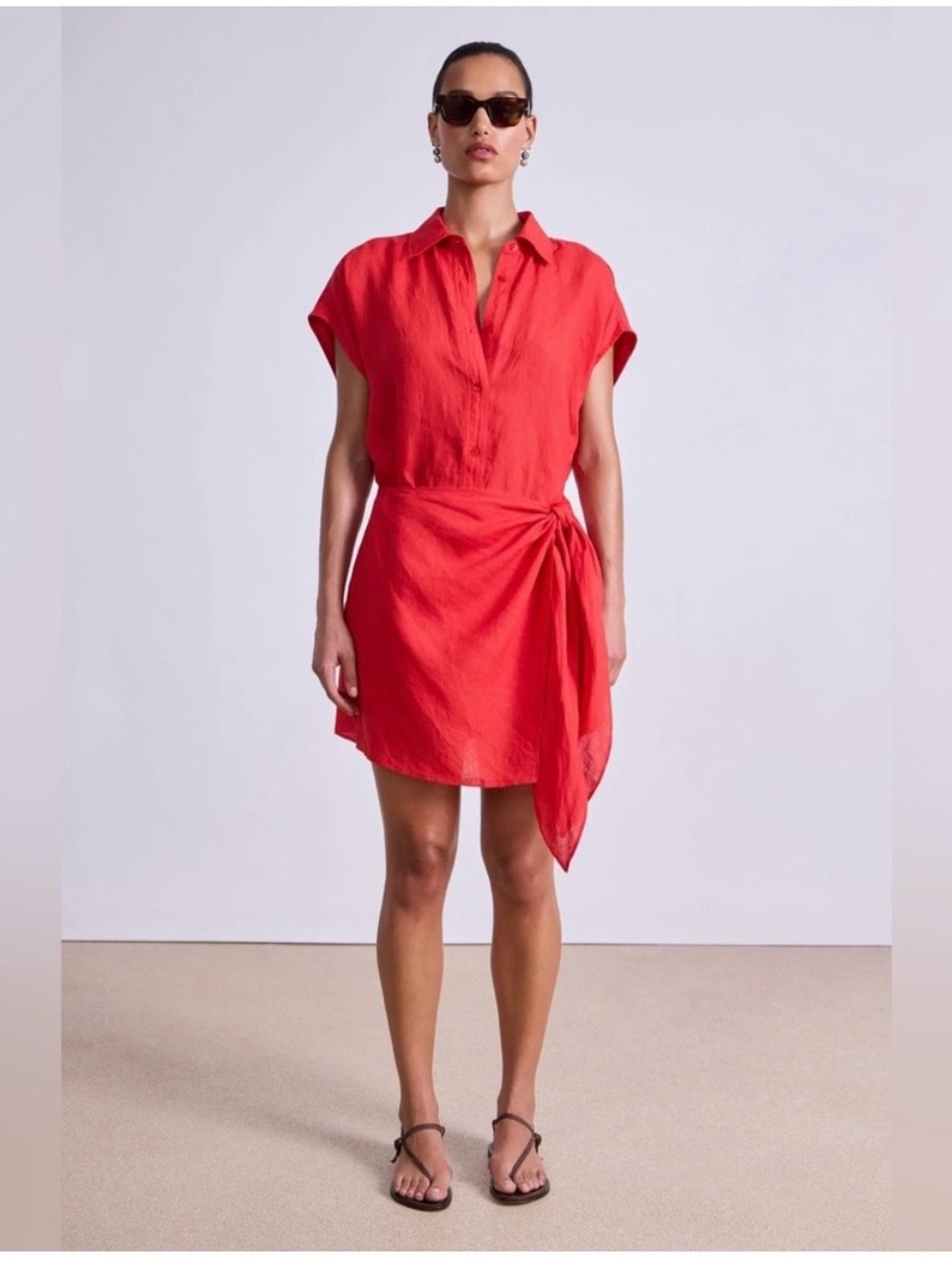 Apiece Apart Sarong Wrap Dress NWT